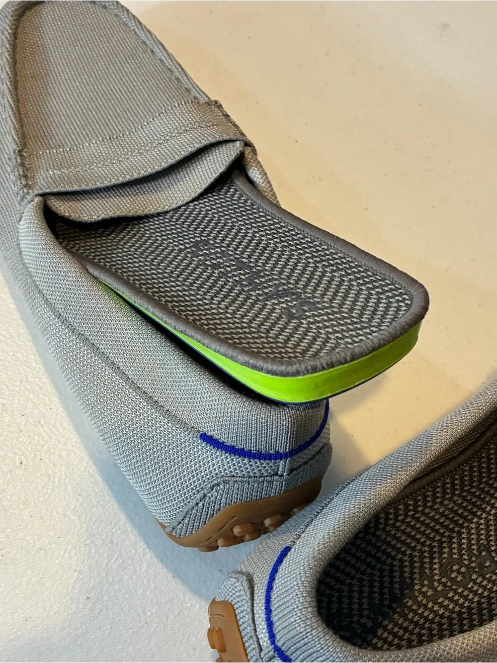 ROTHY'S The Driving Loafer Falcon Gray Knit 10.5